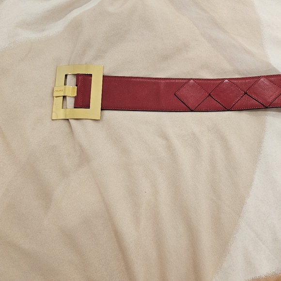 Celine red belt - Picture 7 of 12